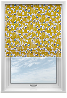 Clara, Saffron - Roman Blind